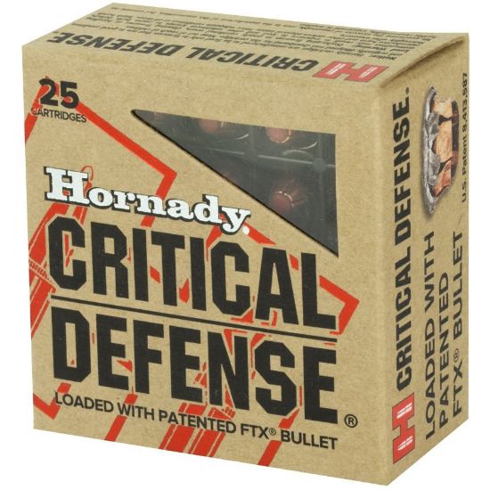 Picture of 9x18MM MAKAROV 95GR FTX FLEXTIP, HORNADY CRITICAL DEFENSE