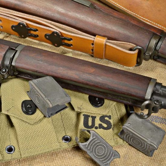Picture of M1 GARAND LEATHER SLING, REPRO U.S. WWII