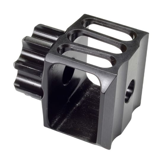 Picture of JMAC LAF-28 LOUD AND FLASHY MUZZLE BRAKE, 1/2X28