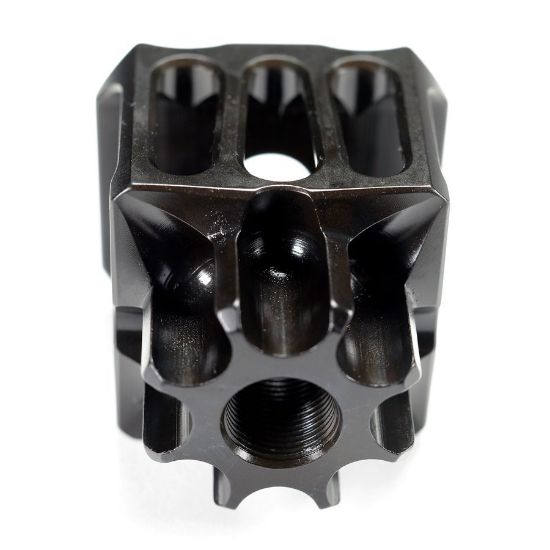 Picture of JMAC LAF-28 LOUD AND FLASHY MUZZLE BRAKE, 1/2X28