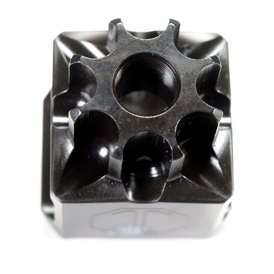 Picture of JMAC LAF-28 LOUD AND FLASHY MUZZLE BRAKE, 1/2X28