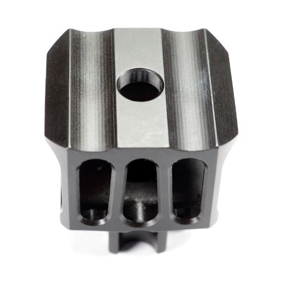 Picture of JMAC LAF-28 LOUD AND FLASHY MUZZLE BRAKE, 1/2X28