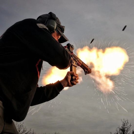 Picture of JMAC LAF-28 LOUD AND FLASHY MUZZLE BRAKE, 1/2X28
