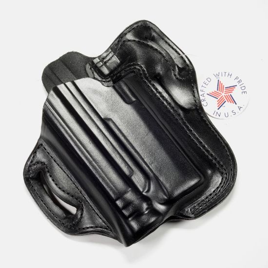 Picture of DESANTIS GUNHIDE 132 SPEED-LIGHT BELT HOLSTER, SIG P320/250 FULL SIZE W/ LIGHT, BLACK