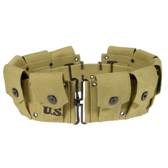 Picture of M1 GARAND M1923 KHAKI AMMO BELT NEW