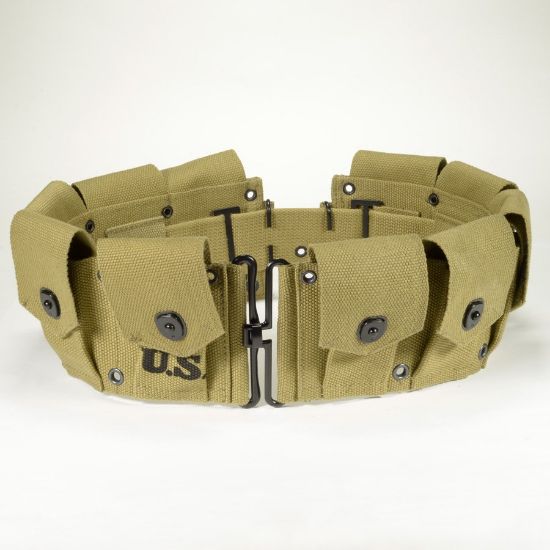 Picture of M1 GARAND M1923 KHAKI AMMO BELT NEW