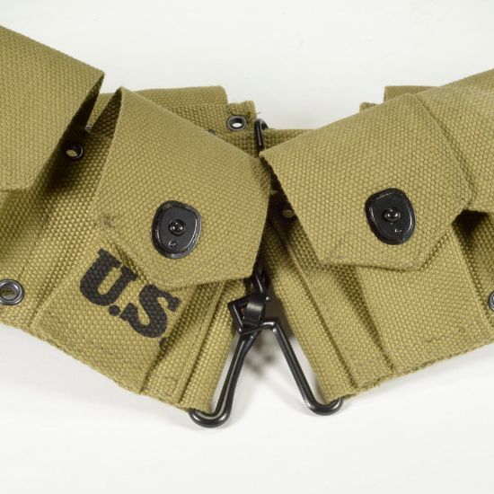 Picture of M1 GARAND M1923 KHAKI AMMO BELT NEW
