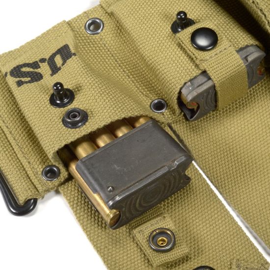 Picture of M1 GARAND M1923 KHAKI AMMO BELT NEW