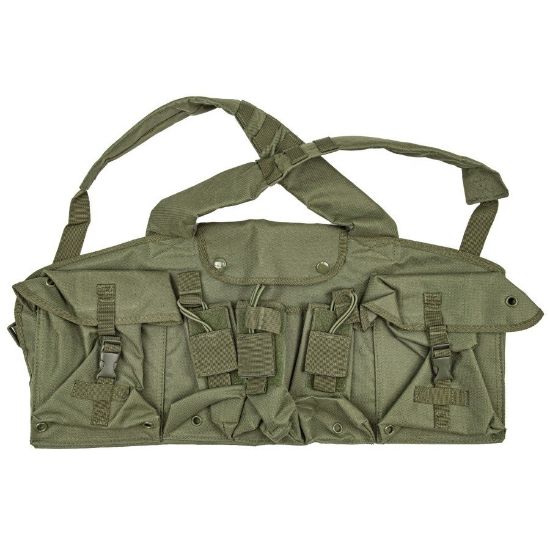 Picture of NCSTAR AK 6-MAG CHEST RIG, OD GREEN