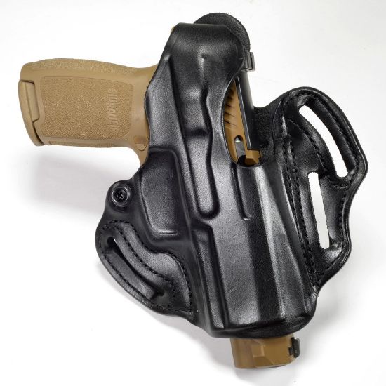 Picture of DESANTIS GUNHIDE THUMB BREAK SCABBARD BELT HOLSTER, SIG P320/250 CARRY/COMPACT