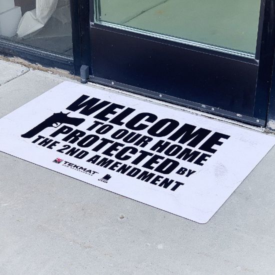 Picture of 2ND AMENDMENT TEKMAT WORK MAT / DOOR MAT, 25x42