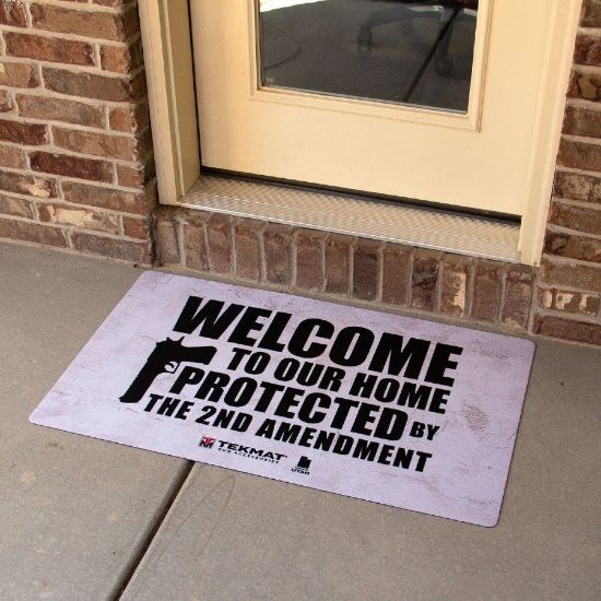 Picture of 2ND AMENDMENT TEKMAT WORK MAT / DOOR MAT, 25x42