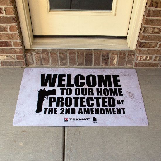 Picture of 2ND AMENDMENT TEKMAT WORK MAT / DOOR MAT, 25x42