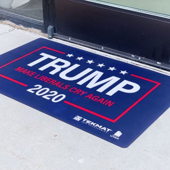 Picture of TRUMP - MAKE LIBERALS CRY AGAIN TEKMAT WORK MAT / DOOR MAT, 25x42