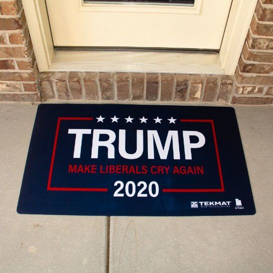 Picture of TRUMP - MAKE LIBERALS CRY AGAIN TEKMAT WORK MAT / DOOR MAT, 25x42