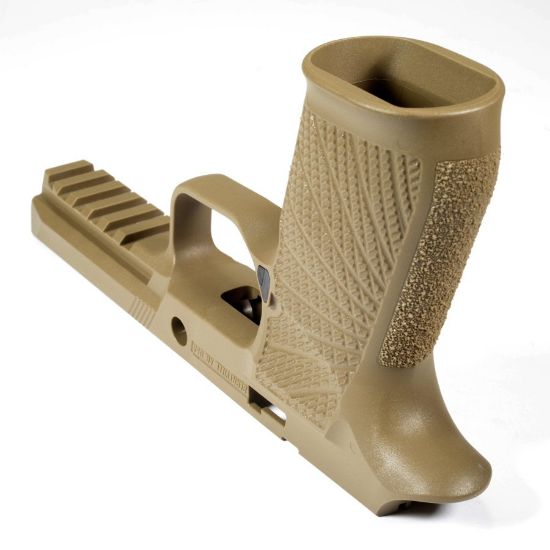 Picture of WILSON COMBAT WC320 GRIP MODULE, TAN, P320 FULL SIZE, NO-SAFETY