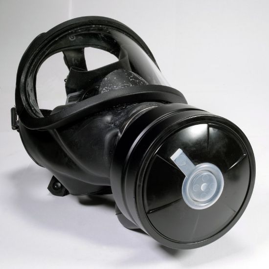 Picture of NEW FRENCH GAS MASK FILTER, STANDARD 40MM, FITS SOVIET OR NATO
