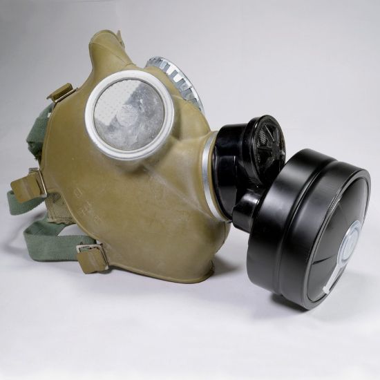 Picture of NEW FRENCH GAS MASK FILTER, STANDARD 40MM, FITS SOVIET OR NATO
