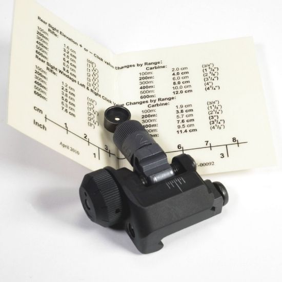 Picture of KAC FOLDING REAR SIGHT, 200-600 METER ADJUSTABLE