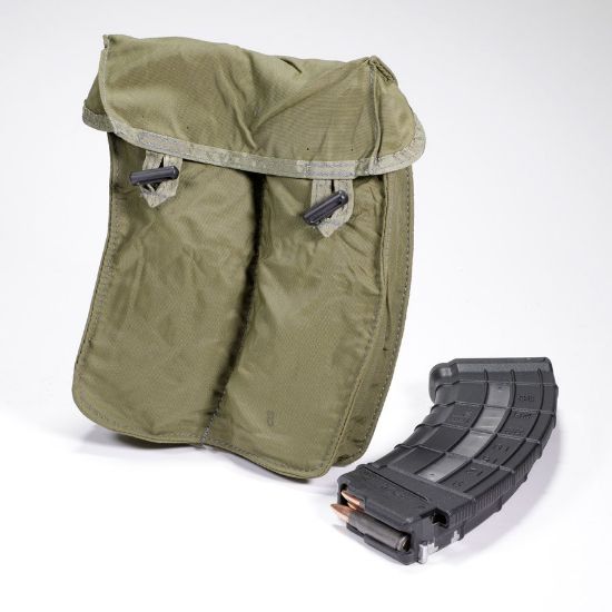 Picture of CZECH VZ58 AK47 DUAL MAG POUCH, OD GREEN