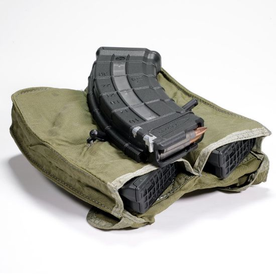 Picture of CZECH VZ58 AK47 DUAL MAG POUCH, OD GREEN