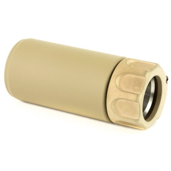 Picture of SUREFIRE WARDEN BLAST REGULATOR MULTI CALIBER 5.56 7.62 FLASH SUPPRESSOR, FDE
