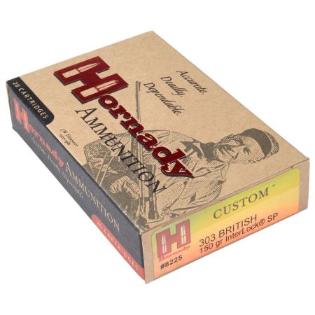 Picture of HORNADY .303 BRITISH 150GR SP, 20RD BOX