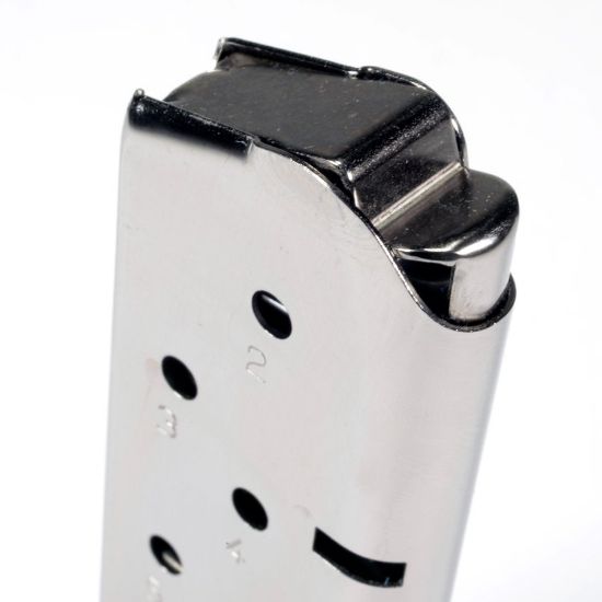 Picture of 1911 OFFICERS .45ACP 6RD NICKEL MAGAZINE, MEC-GAR