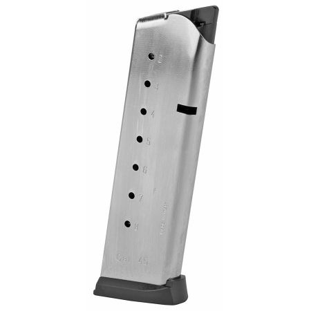 Picture of 1911 GOVERNMENT .45ACP 8RD NICKEL MAGAZINE, MEC-GAR