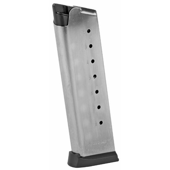 Picture of 1911 GOVERNMENT .45ACP 8RD NICKEL MAGAZINE, MEC-GAR