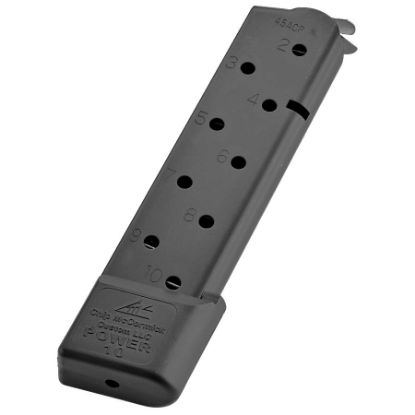 Picture of 1911 FULL SIZE .45ACP 10RD BLACK POWER MAG, CHIP MCCORMICK