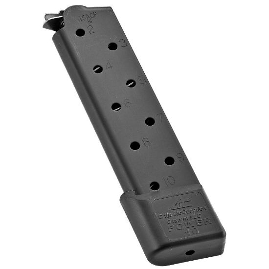 Picture of 1911 FULL SIZE .45ACP 10RD BLACK POWER MAG, CHIP MCCORMICK