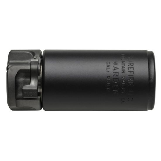 Picture of SUREFIRE WARDEN BLAST REGULATOR MULTI CALIBER 5.56 7.62 FLASH SUPPRESSOR, BLACK