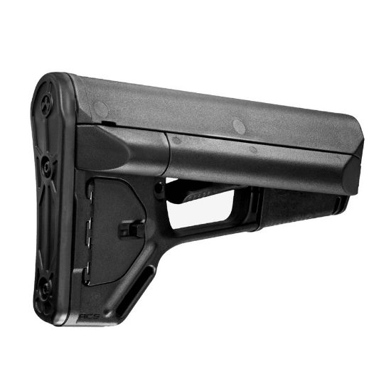 Magpul ACS Carbine Storage Stock, Mil-Spec, Black, Fits AR AR15 M4 M16, Magpul Industries, 873750001005, MP-MAG370-BLK, RTG Parts
