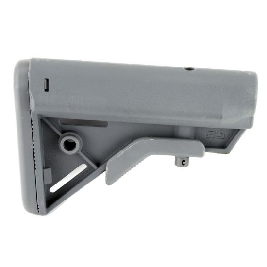 B5 Bravo Sopmod Mil-Spec Stock, Gray, Grey, Olive Drab Green, Made in USA by B5 Systems, AR, AR15 Buttstock, 814927020115, HX-B5-BRV-1117, RTG Parts
