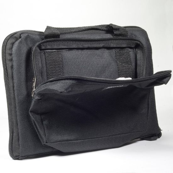 Picture of BULLDOG MINI RANGE BAG BLACK, PISTOL CASE WITH MAG POUCH