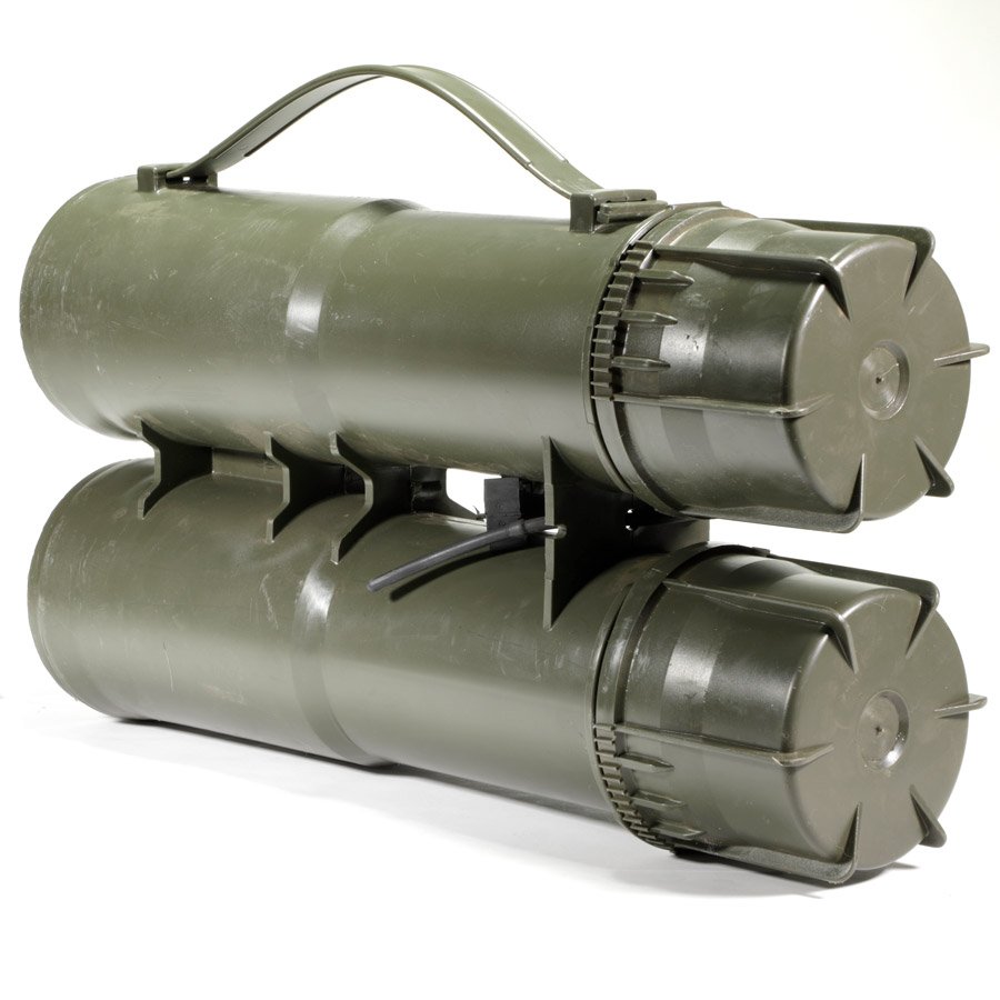 RTG Parts Swedish Twin Rocket Case, Surplus from Sweden, GER-2639, RTG ...