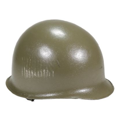 Picture of AUSTRIAN OD M1 STEEL HELMET WITH ADJUSTABLE LINER