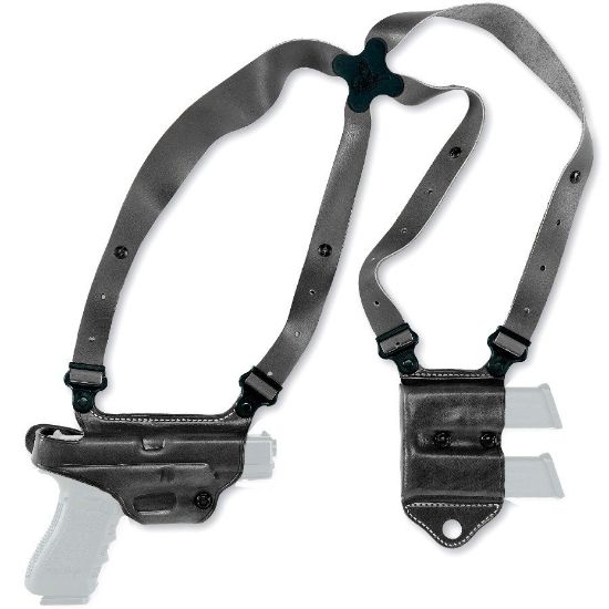 Picture of GALCO MIAMI CLASSIC II SHOULDER HOLSTER FOR GLOCK 17 19 26 27, BLACK