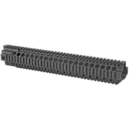 Midwest Industries Combat Rail T-Series 15 Inch Free Float Quad Rail Handguard, 15 Forend Forearm, AR AR15 M4, FFF, 812102031123, MI-CRT15, MI, RTG Parts