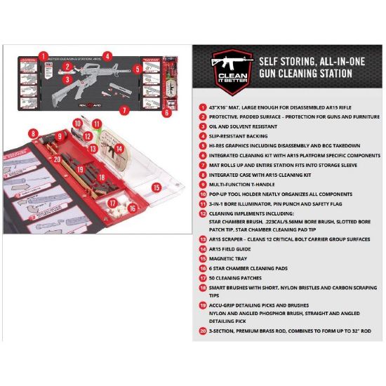Picture of AR15 MASTER CLEANING STATION, REAL AVID