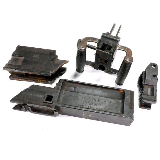 Italian Breda 37 Parts Kit with Live Barrel, 8x59, M37, Military Surplus, SHJ-BREDA-37, RTG Parts