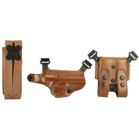 Picture of GALCO MIAMI CLASSIC SHOULDER HOLSTER FOR BERETTA 92/96, TAN