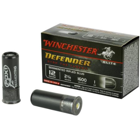 Picture of WINCHESTER DEFENDER 12GA 2 3/4 1 OZ SEGMENTING SLUG, 10/BOX