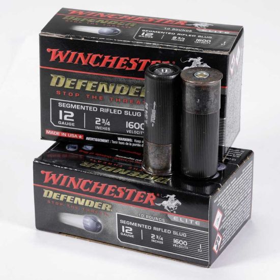Picture of WINCHESTER DEFENDER 12GA 2 3/4 1 OZ SEGMENTING SLUG, 10/BOX