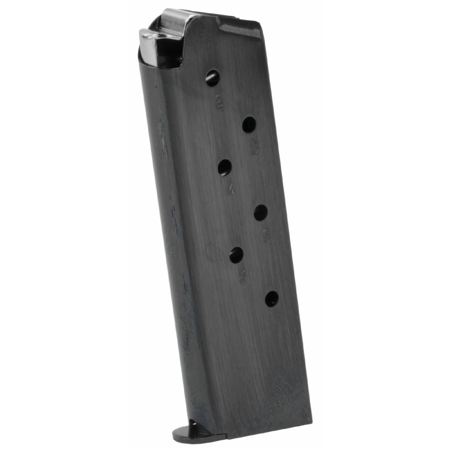 Mec-Gar 1911 Officer .45 ACP 7-Round Magazine - Polymer/Steel, With Buttplate & Follower (MGCO4507BPF)