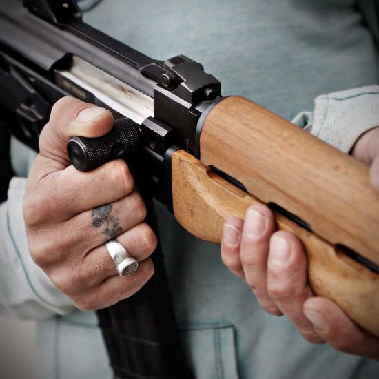 Picture of AK EXTENDED CHARGING HANDLE, CRH CUSTOMS / CIRCLE 10 AK