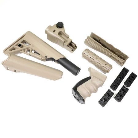 Picture of STRIKEFORCE TACLITE AK47 6-POSITION FOLDING STOCK SET, FDE