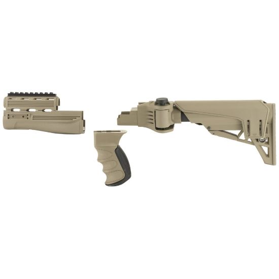 Picture of STRIKEFORCE TACLITE AK47 6-POSITION FOLDING STOCK SET, FDE