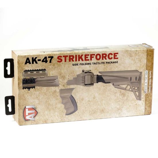 Picture of STRIKEFORCE TACLITE AK47 6-POSITION FOLDING STOCK SET, FDE